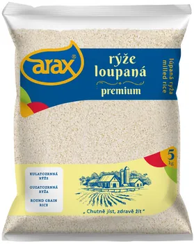 Rýže ARAX Rýže kulatozrnná loupaná 5 kg