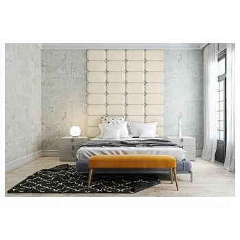 Předsíňová stěna Čalouněný nástěnný panel Classic plus 60/30/3 cm- krémová