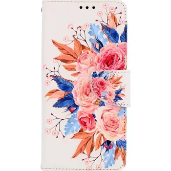 Pouzdro na mobilní telefon Pouzdro Realme C25Y knížkové Kytice (kryt neboli obal na Realme C25Y)