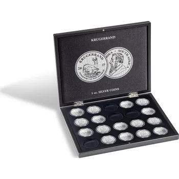 Obal pro sběratelský předmět LEUCHTTURM Kazeta na 20 mincí Krugerrand (1 oz.)