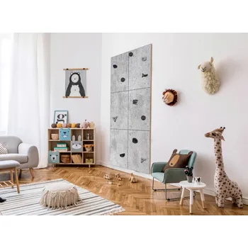 Dřevěná hračka e-matrace.com Lezecká stěna pro děti Imitation Concrete