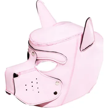 Erotická maska Master’s Mark Maska Pes Barva: Červená