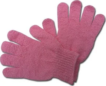 Max GR003 peelingová rukavice masážní růžová