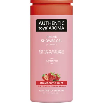 Sprchový gel Authentic Toya Aroma Strawberry & Mint sprchový gel 400 ml