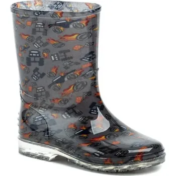 Dívčí holínky Cortina.be Slobby 166-0032-T1 šedé detské gumáčky EU 35 + DÁREK