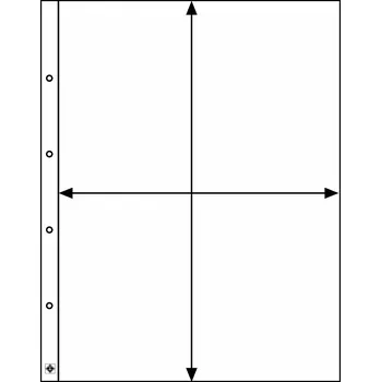 Obal pro sběratelský předmět LEUCHTTURM Albové listy KANZLEI Velikost: 330 x 420 mm