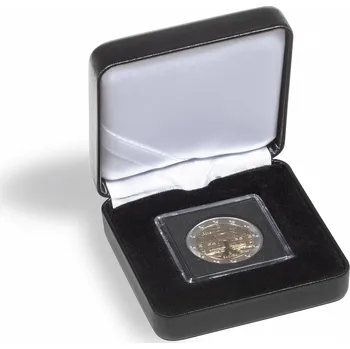 Obal pro sběratelský předmět LEUCHTTURM Etue NOBILE na mince v bublinkách QUADRUM MINI, černé Počet kapes: 1