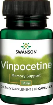Přípravek na podporu paměti a spánku Swanson Vinpocetine 10 mg 90 cps.