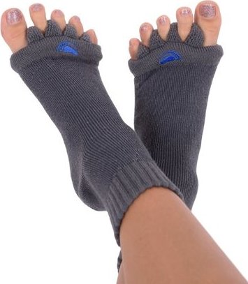 HAPPY FEET Adjustační ponožky CHARCOAL M (39-42)