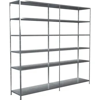 Dílenský regál Kovový regál rozšiřovací Schulte 4552-V 2300x2400x500 mm, 12 polic, nosnost 1020 kg, pozinkovaný