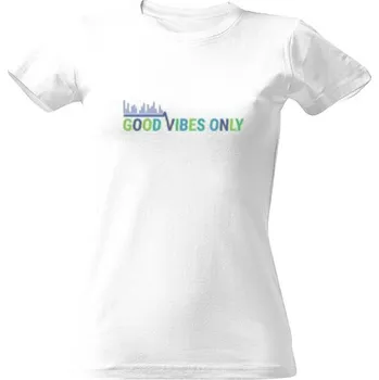 Dámské tričko Tričko s potiskem Good Vibes Only Woman dámské