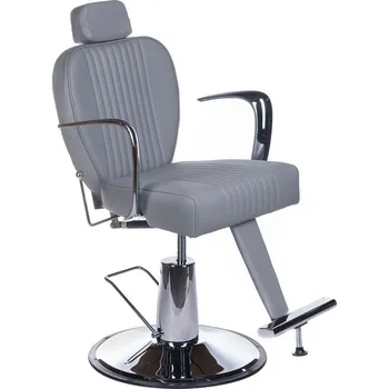 Kadeřnické křeslo Barbers křeslo OLAF BH-3273 - světle šedé