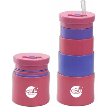 dBb Remond Teleskopický hrnek 350 ml Růžový-fialový