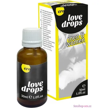 Afrodiziakální kapky pro ženy i muže Love Drops (30 ml)