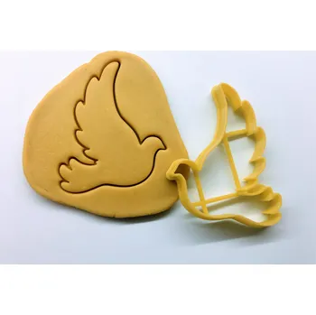 Vánoční dekorace Vánoční holubice #2 vykrajovátko