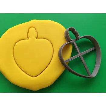 Vánoční dekorace Vánoční ozdoba (baňka) #3 vykrajovátko