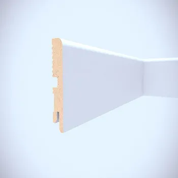 Podlahová lišta Podlahová lišta MDF Foge LB1 80 bílá polmat
