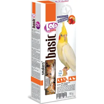 Lolo Pets Smakers Basic 2 ovocné klasy pro korely 90 g Krmivo pro ptáka Lolo Pets Smakers Basic 2 ovocné klasy pro korely 90 g