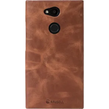Pouzdro na mobilní telefon Krusell Sunne Cover Sony Xperia L2 vintage cognac