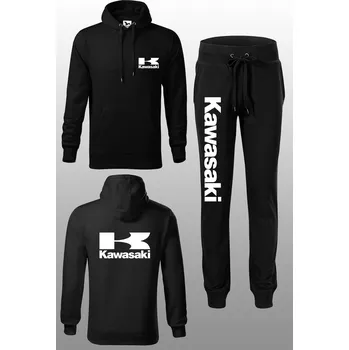 Tepláková souprava s dlouhým rukávem Kawasaki Tepláky velikost: 3XL, Mikina velikost: S