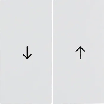 Elektrická zásuvka Klávesy pro žaluziový vypínač Hager 5316258999, bílé