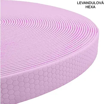 Vodítko pro psa RAK-Brno Stopovačka Hexa - levandulová Délka: 1 m, Ucho: Ne, Šířka: 16 mm