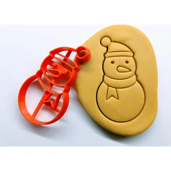 Vánoční dekorace Sněhulák #4 vánoční vykrajovátko