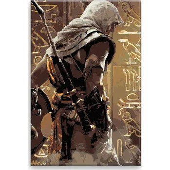 Dětské zboží Malování podle čísel - Assassin 03 - 40x60 cm, bez dřevěného rámu - CZ výroba