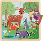 Djeco Lesní zvířátka dřevěné puzzle 16…