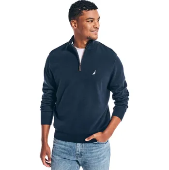 Pánský svetr NAUTICA pánský svetr NAVTECH QUARTER modrý M