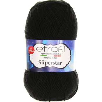 Příze Etrofil Superstar černá 70978
