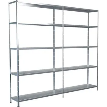 Dílenský regál Kovový regál rozšiřovací Schulte 4524-V 2000x2200x350 mm, 10 polic, nosnost 850 kg, pozinkovaný