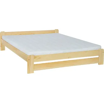 Postel Drewmax LK099 160x200 cm - Dřevěná postel masiv dvojlůžko (Kvalitní borovicová postel)