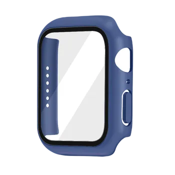 Ochranné pouzdro s tvrzeným sklem pro Apple Watch 44mm Barva: Tmavě modrá, Typ: 19