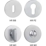 TI - ROZETA - R 5 S Provedení: WC rozety, set, Povrch: OCS - Chrom broušený ( 96 )