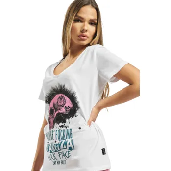 Dámské tričko Dámské triko Yakuza Massive V Neck GSB 16125 white velikost: S