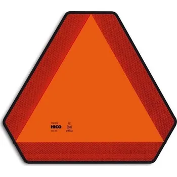 Výstražný trojúhelník Reflexní trojúhelník pro pomalá vozidla, plechový