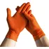 Vyšetřovací rukavice Espeon Nitril Extra Strong oranžové 100 ks L