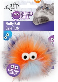 Hračka pro kočku AFP Fluffy Furry Ball se šantou