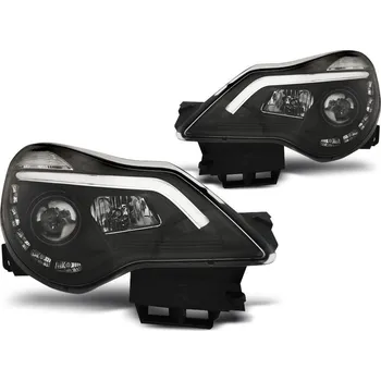 Přední světlomet TUNING-TEC Přední světla Opel Corsa D 11-14 DRL černá