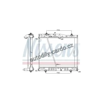 Chladič motoru Chladič motoru NISSENS 646893
