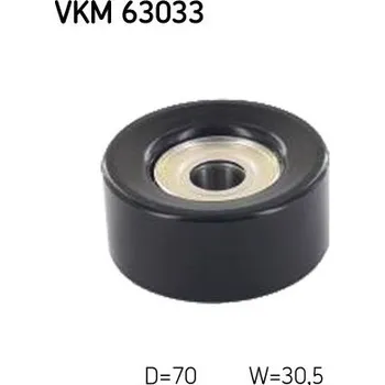 Vratná/vodicí kladka, klínový žebrový řemen SKF VKM 63033