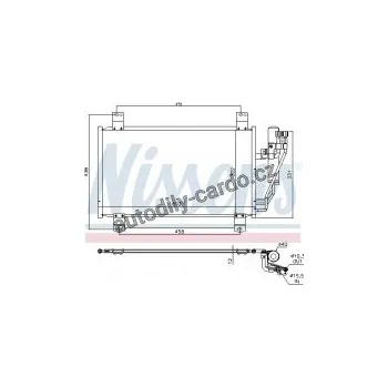Chladič motoru Chladič klimatizace NISSENS 940779