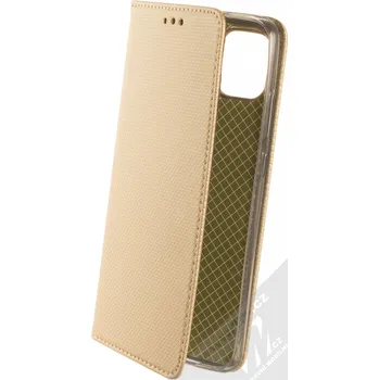 Pouzdro na mobilní telefon 1Mcz Magnet Book flipové pouzdro pro Samsung Galaxy A03 zlatá (gold)