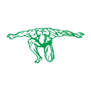 Polep vozidla Kulturista 016 levá (12 - zelená) SAMOLEPKA NA AUTO, NÁLEPKA, FÓLIE, POLEP, TUNING, VLASTNÍ TEXT, TISK, AUTOSAMOLEPKY.cz, POLEPY, OBRÁZEK, LOGO, 3D STICKERS