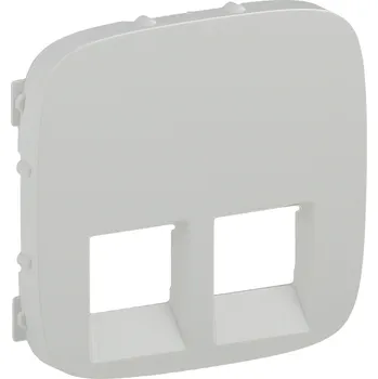 Elektrická zásuvka LEGRAND Kryt VALENA ALLURE 755425 2XRJ11/RJ45 bílá 755425