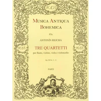 Hudebniny Tre quartetti per flauto, violino, viola e violoncello op. 98, č