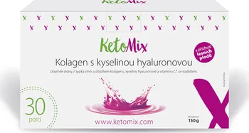 Přírodní produkt KetoMix Kolagen s kyselinou hyaluronovou lesní plody 30x 5 g