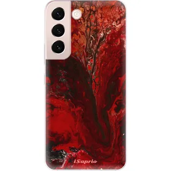 Pouzdro na mobilní telefon Odolné silikonové pouzdro iSaprio - RedMarble 17 - Samsung Galaxy S22+ 5G