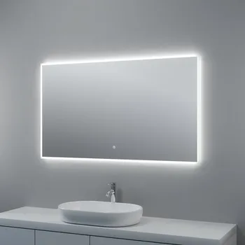 Zrcadlo Zrcadlo s LED osvětlením, 1200 x 700 x 30 mm, nastavitelná teplota barvy světla